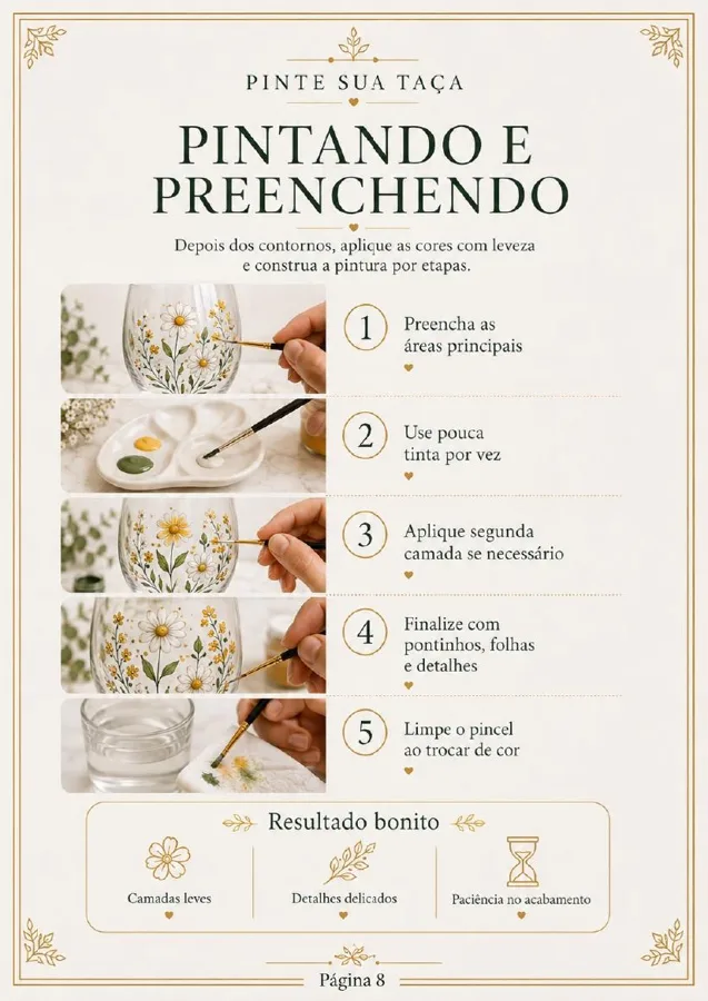Página de la guía práctica de pintura de la colección mística y astrológica